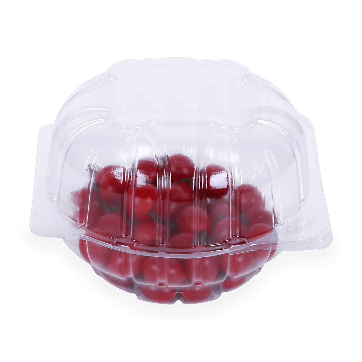 Recipientes de embalagem de frutas 100% recicláveis ​​PCR RPET clamshell